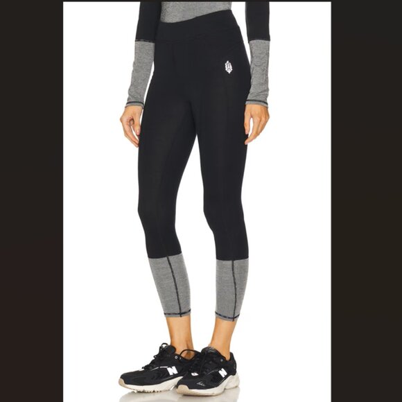 NEW Free People Moonlight Base Layer Leggings Merino Wool in black 1125 4S2 - Picture 5 of 11